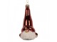 Christmas Ornament Gnome 6x5x13 Cm Red Glass - 6.0 cm Clayre & Eef
