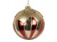 Christmas Bauble ? 8x8 Cm Gold Colored Glass - ? 8*8 cm Clayre & Eef