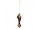 Christmas Ornament Nutcracker 6x5x20 Cm Red Glass - 6.0 cm Clayre & Eef