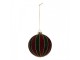 Christmas Bauble ? 8x8 Cm Red Green Glass - ? 8*8 cm Clayre & Eef