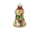 Set 20ks vánoční skleněná ozdoba stromek sněhulák Santa - 28*20*4 cm Clayre & Eef