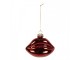 Christmas Ornament Mouth 8x4x7 Cm Red Glass - 8.0 cm Clayre & Eef