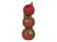 Christmas Decoration With LED Lighting 14x14x40 Cm Red Plastic - 14.0 cm Clayre & Eef