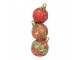 Christmas Decoration With LED Lighting 14x14x40 Cm Red Plastic - 14.0 cm Clayre & Eef
