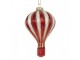 Christmas Ornament Hot Air Balloon ? 6x9 Cm Red Glass - ? 6*9 cm Clayre & Eef