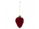 Christmas Ornament Strawberries 6x5x8 Cm Red Glass - 8.0 cm Clayre & Eef