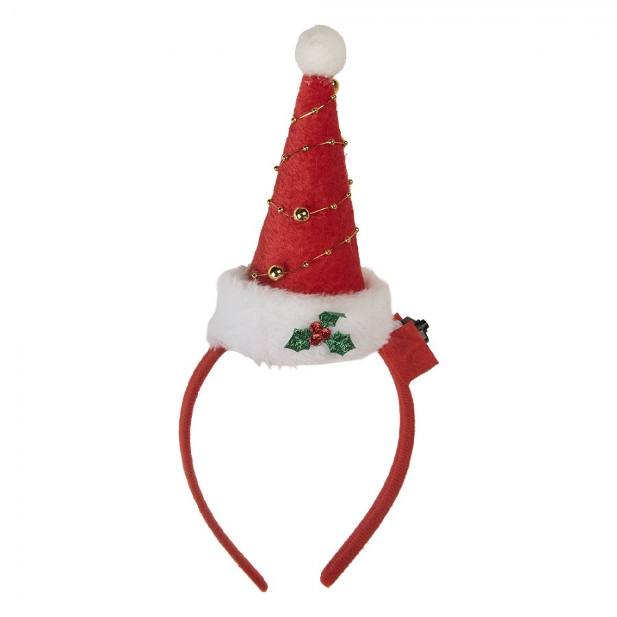 Christmas Headband 27 Cm Red Plastic - 12*7*27 cm