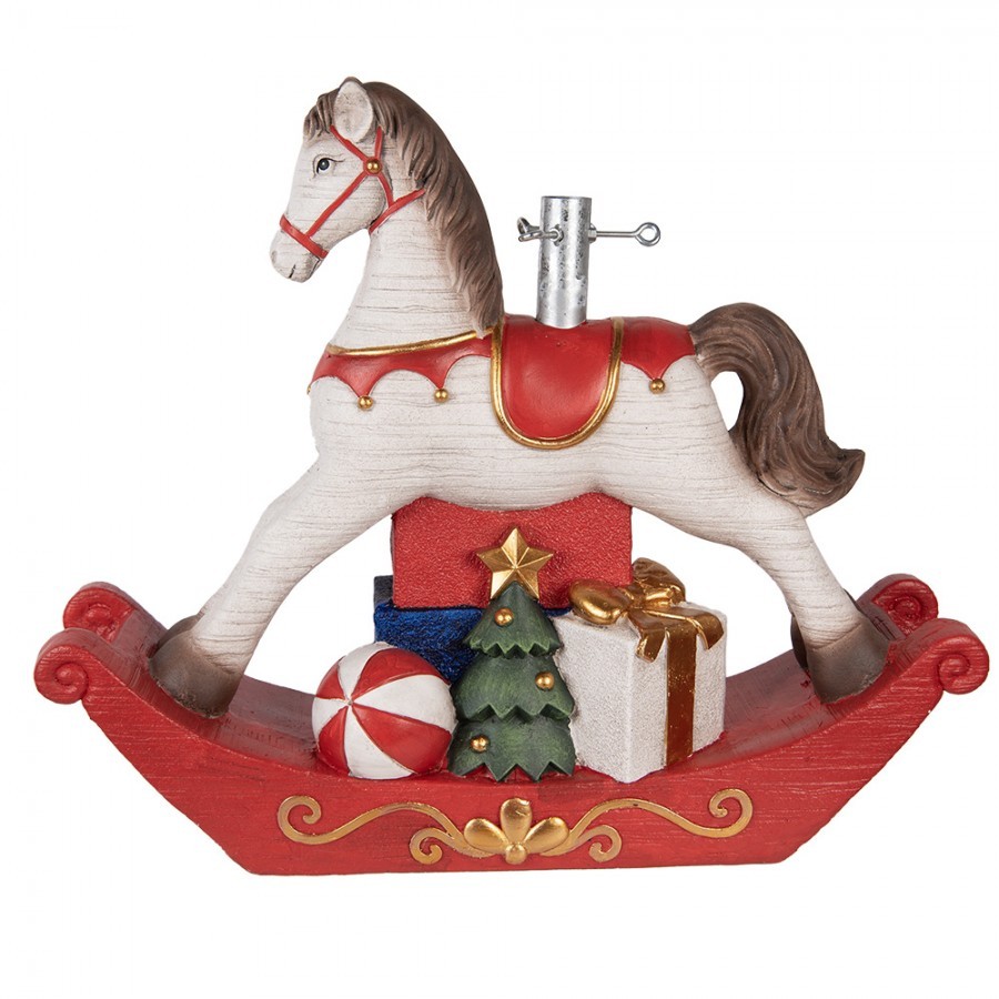 Stojan na vánoční stromek houpací kůň - 73*21*61 cm