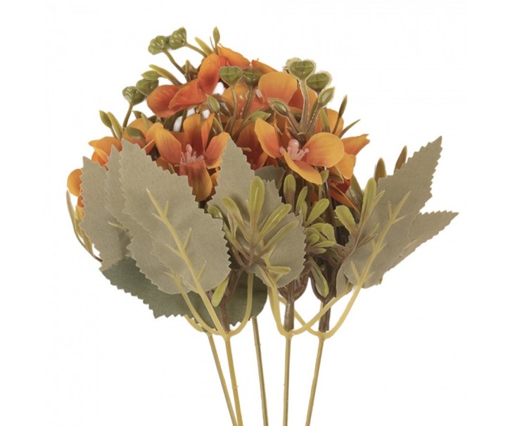 Artificial Flower 32 Cm Orange Plastic - 10*10*32 cm Clayre & Eef