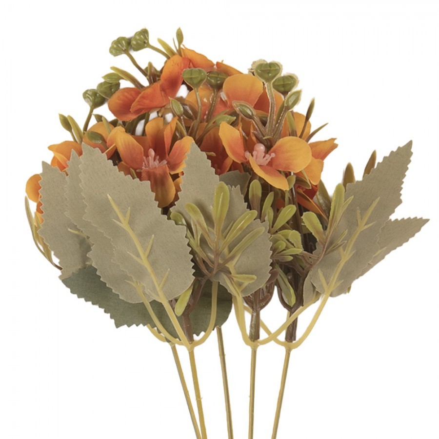 Artificial Flower 32 Cm Orange Plastic - 10*10*32 cm
