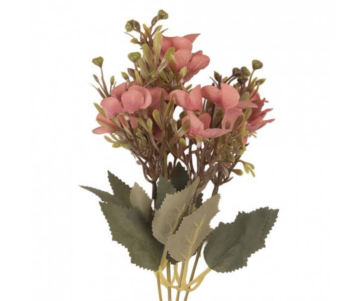 Artificial Flower 32 Cm Pink Plastic - 10*10*32 cm Clayre & Eef