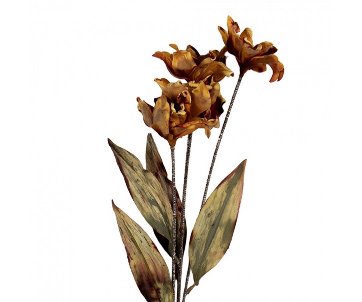 Artificial Flower 60 Cm Orange Plastic - 8*5*60 cm Clayre & Eef