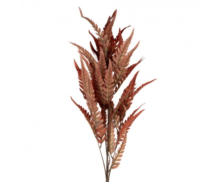 Dekorace umělá větvička s oranžovými listy - 12*12*98 cm Clayre & Eef