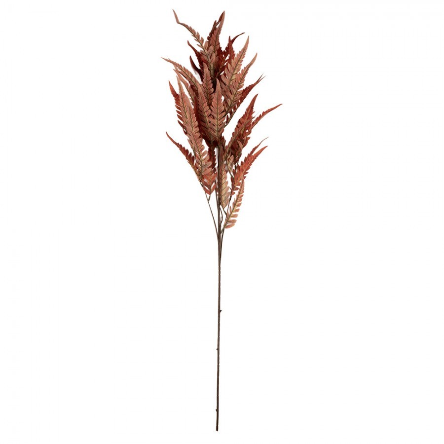 Dekorace umělá větvička s oranžovými listy - 12*12*98 cm