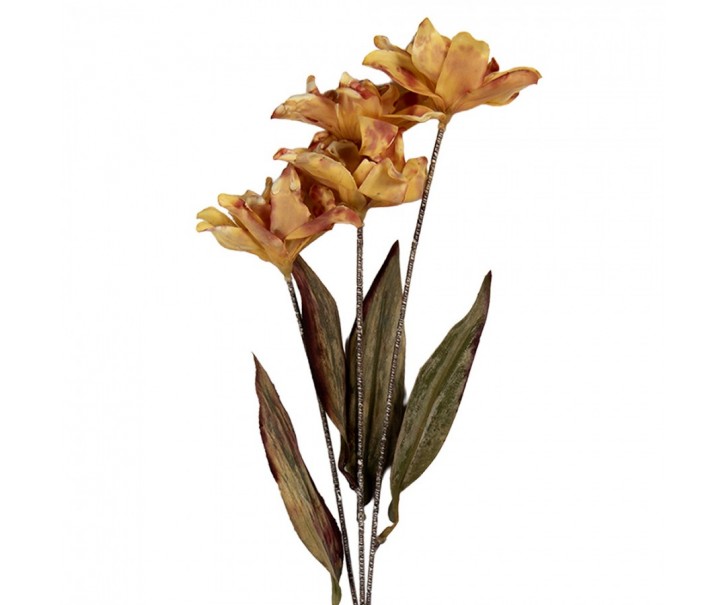 Artificial Flower 60 Cm Yellow Plastic - 8*5*60 cm Clayre & Eef