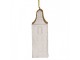 Bílo-zlatá antik závěsná dekorace domek - 4*4*11 cm Clayre & Eef