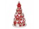 Gingerbread House With LED ? 13x22 Cm Red Plastic - ? 13*22 cm / 3* AAA Clayre & Eef