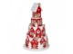 Gingerbread House With LED ? 13x22 Cm Red Plastic - ? 13*22 cm / 3* AAA Clayre & Eef
