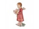 Decorative Figurine Angel 7x6x12 Cm Pink Plastic - 7.0 cm Clayre & Eef