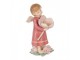 Decorative Figurine Angel 7x6x12 Cm Pink Plastic - 7.0 cm Clayre & Eef