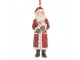 Vánoční závěsná ozdoba Santa Claus s koníkem - 4*3*11 cm Clayre & Eef