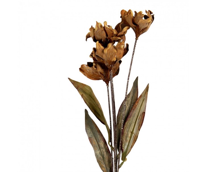 Artificial Flower 60 Cm Beige Plastic - 8*5*60 cm Clayre & Eef