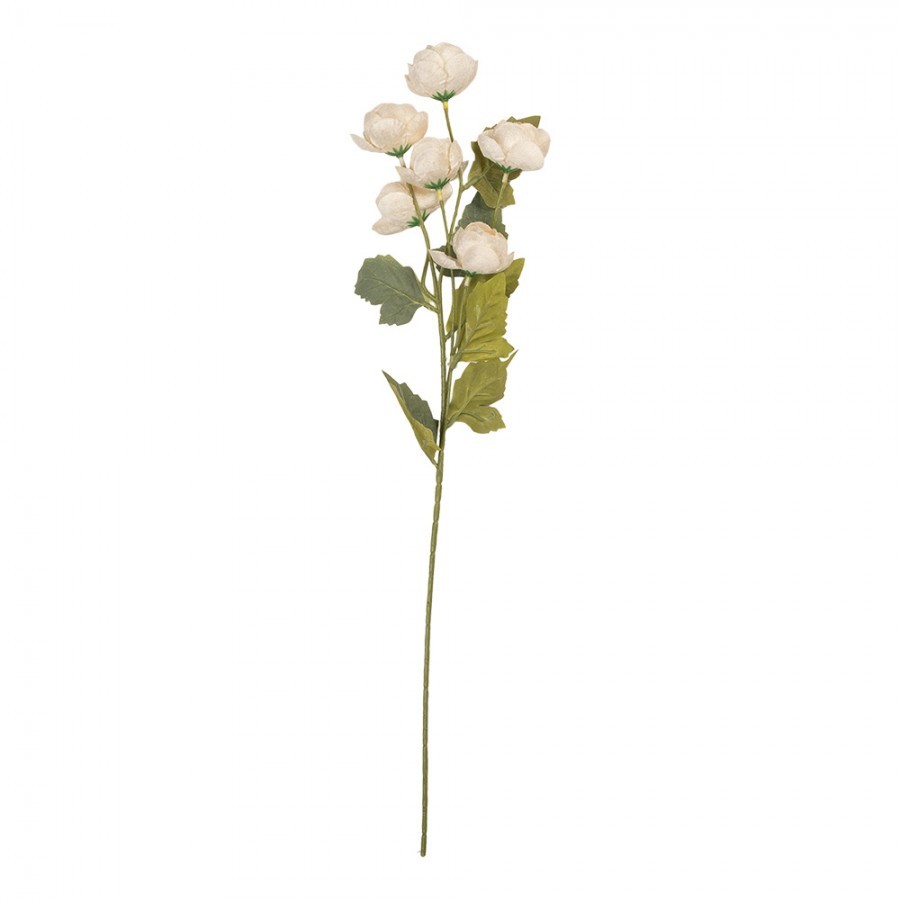 Artificial Flower 10x10x63 Cm White Plastic - 10*10*63 cm