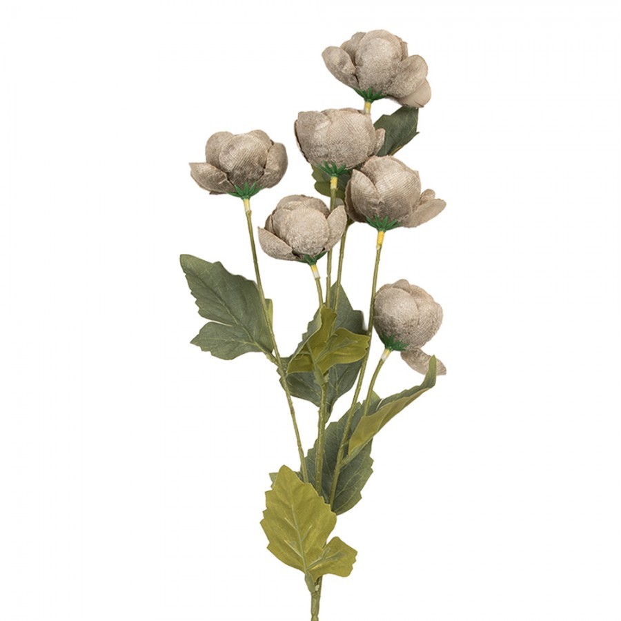 Artificial Flower 10x10x63 Cm Grey Plastic - 10*10*63 cm