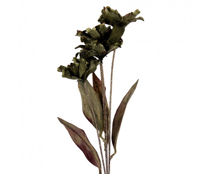 Artificial Flower 60 Cm Green Plastic - 8*5*60 cm Clayre & Eef