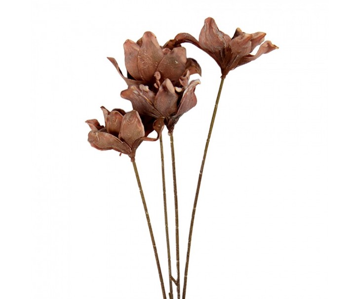 Artificial Flower 60 Cm Brown Plastic - 8*5*60 cm Clayre & Eef