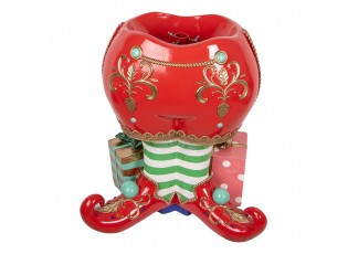 Christmas Tree Stand Shoes 57x41x66 Cm Red Plastic - 57.0 cm