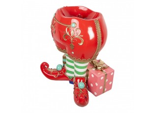 Christmas Tree Stand Shoes 57x41x66 Cm Red Plastic - 57.0 cm