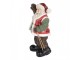 Christmas Decoration Figurine Santa Claus 15x11x25 Cm Green Red Plastic - 15.0 cm Clayre & Eef