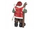 Christmas Decoration Figurine Santa Claus 15x11x25 Cm Green Red Plastic - 15.0 cm Clayre & Eef