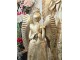 Zlatá antik kovová veliká dekorace anděl se srdcem Christmas Angel - 52*22*144 cm Clayre & Eef