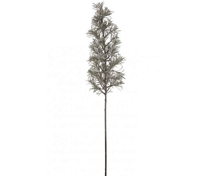 Zelená zasněžená dekorační větev borovice Pine Snowy - 110 cm J-Line by Jolipa