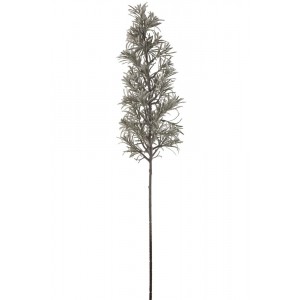 Zelená zasněžená dekorační větev borovice Pine Snowy - 110 cm