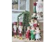 Červeno-zelený stromek se zpívajícími andílky Angel Choir - 16*17*35 cm J-Line by Jolipa