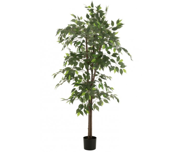 Dekorace umělá rostlina fíkus v květináči Ficus Tree - Ø 80*180 cm J-Line by Jolipa