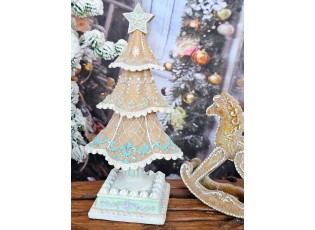 Dekorace vánoční perníkový stromek Gingerbread Tree - 12*12*25 cm