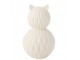 Bílá porcelánová lampa kočka Cat Led - Ø 13*22 cm J-Line by Jolipa