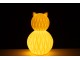 Bílá porcelánová lampa kočka Cat Led - Ø 13*22 cm J-Line by Jolipa