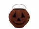Rezavá antik plechová lucerna dýně Halloween - 23*23*20 cm daan kromhout