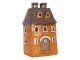 Cihlový domek svícen na čajovou svíčku Homely - 23*17*37 cm Clayre & Eef