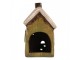 Zelený keramický svícen na čajovou svíčku domek Village - 9*7*16 cm Clayre & Eef