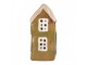 Zelený keramický svícen na čajovou svíčku domek Village - 10*7*14 cm Clayre & Eef
