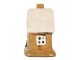 Hnědý keramický svícen na čajovou svíčku domek Village - 9*7*11 cm Clayre & Eef