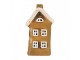 Hnědý keramický svícen na čajovou svíčku domek Village - 8*7*15 cm Clayre & Eef