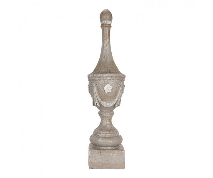 Decorative Ornament ? 11x43 Cm Grey Plastic - ? 11*43 cm Clayre & Eef