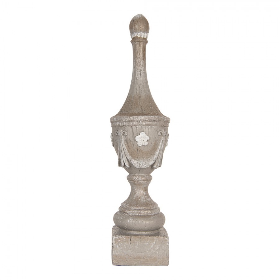Decorative Ornament ? 11x43 Cm Grey Plastic - ? 11*43 cm